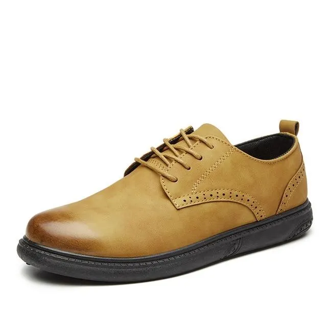 West Louis Bullock Style Leather Shoes