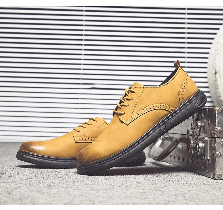 West Louis Bullock Style Leather Shoes