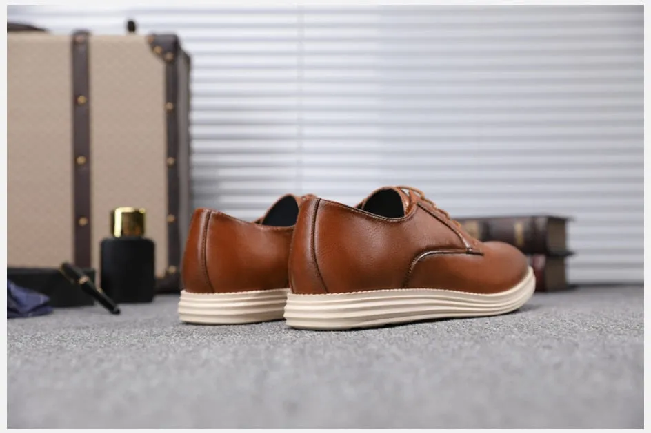West Louis Casual Genuine Leather Business Elegant Shoes