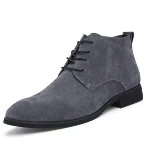 West Louis Genuine Ankle Boots Breathable High Top Shoes