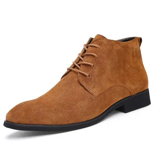 West Louis Genuine Ankle Boots Breathable High Top Shoes