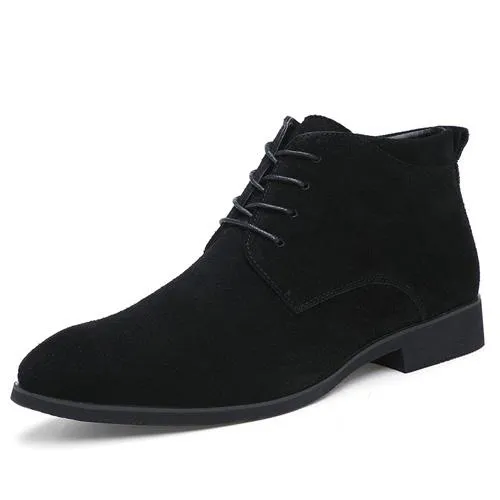 West Louis Genuine Ankle Boots Breathable High Top Shoes