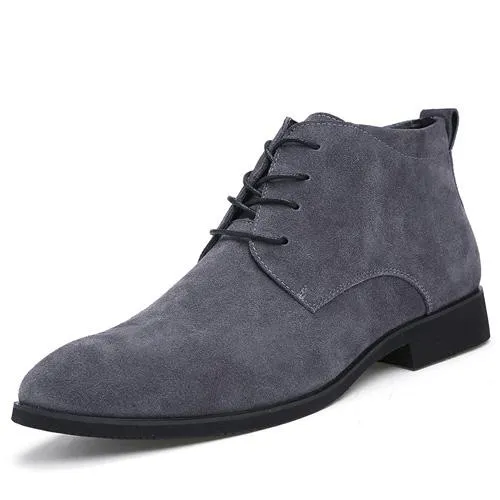 West Louis Genuine Ankle Boots Breathable High Top Shoes