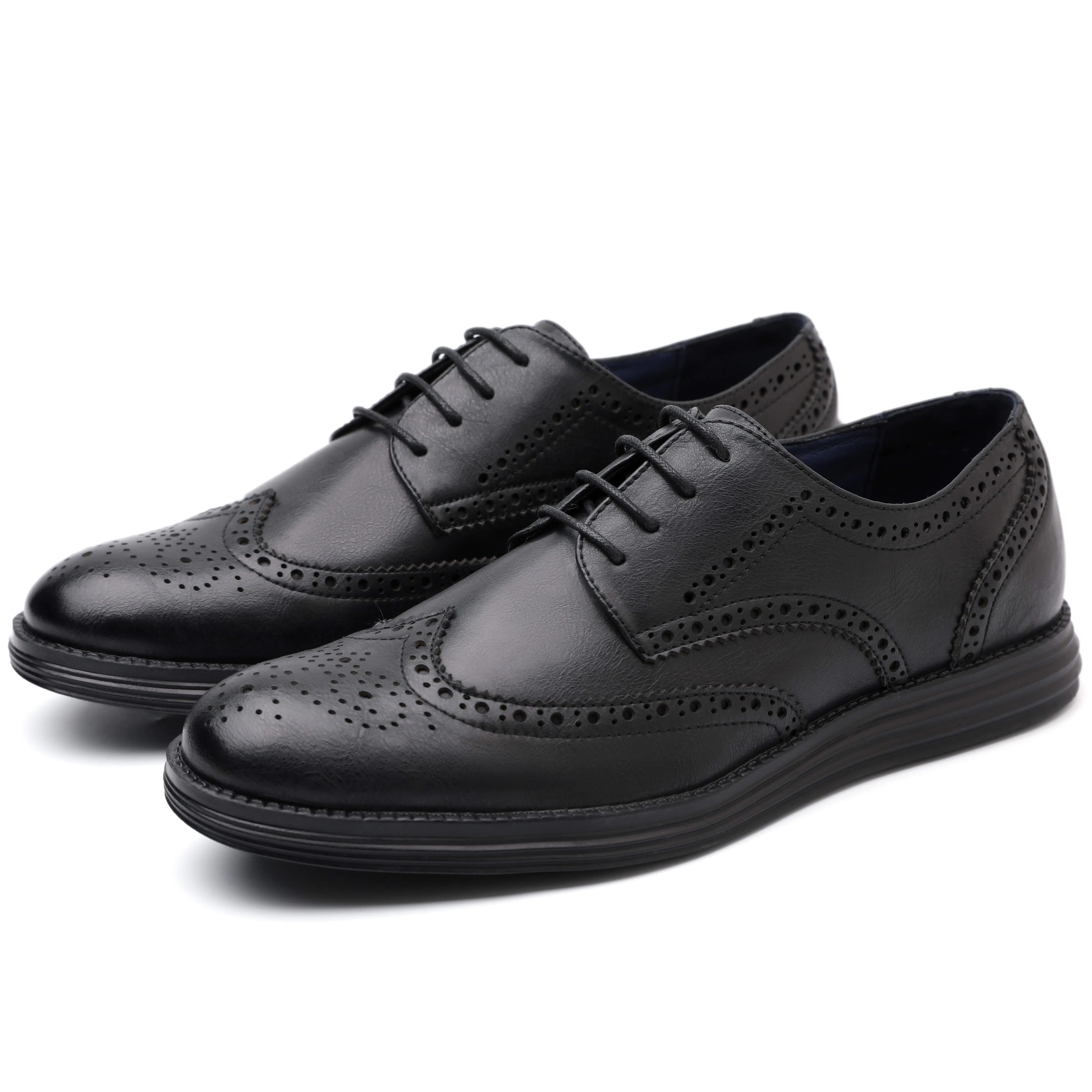 West Louis Genuine Leather Brogue Business Style Elegant Shoes