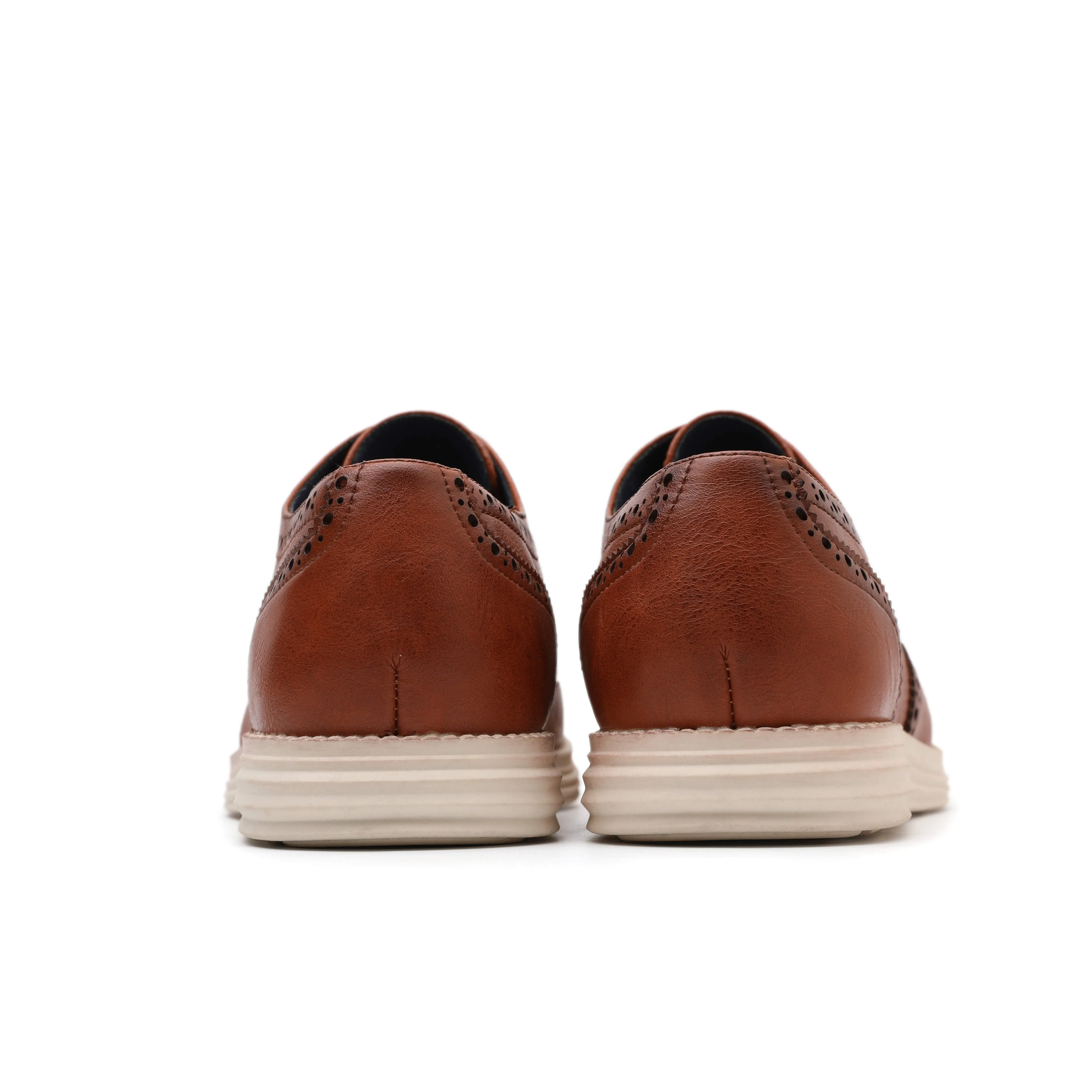 West Louis Genuine Leather Brogue Business Style Elegant Shoes