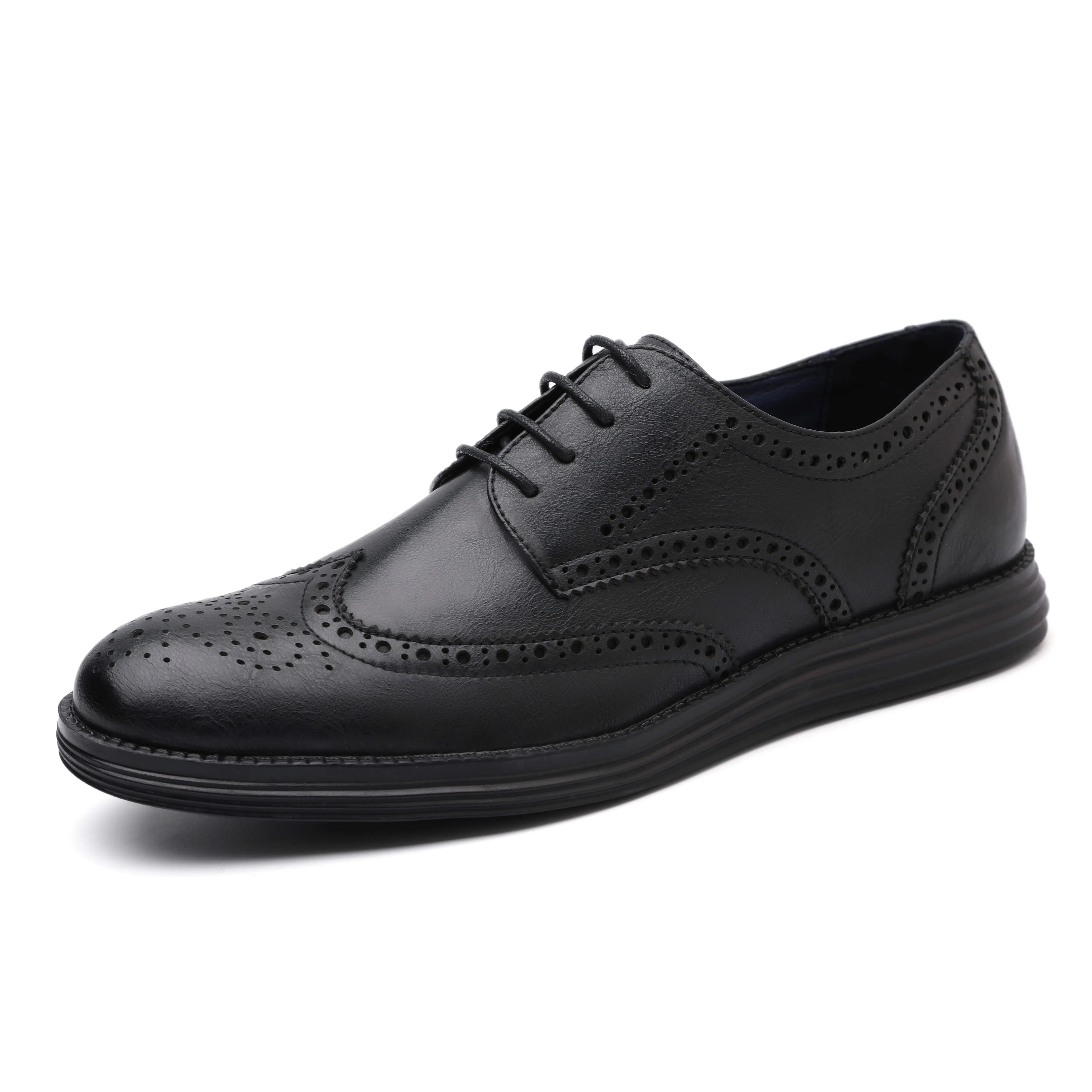 West Louis Genuine Leather Brogue Business Style Elegant Shoes