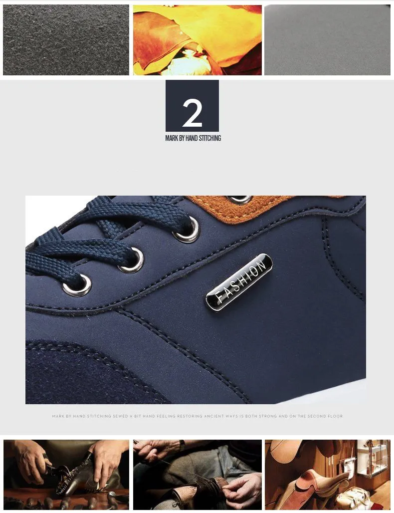 West Louis Lace-Up Microfiber Leather Sneakers