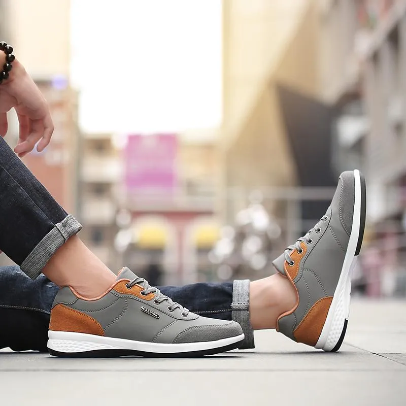 West Louis Lace-Up Microfiber Leather Sneakers