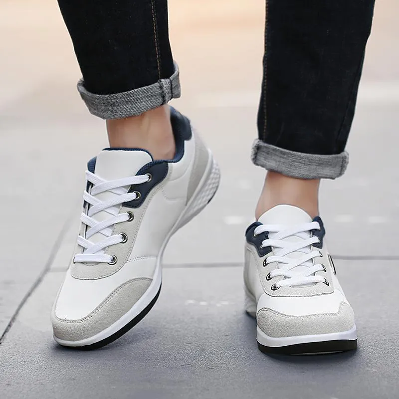 West Louis Lace-Up Microfiber Leather Sneakers