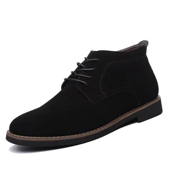 West Louis Solid Suede Leather Men Shoes