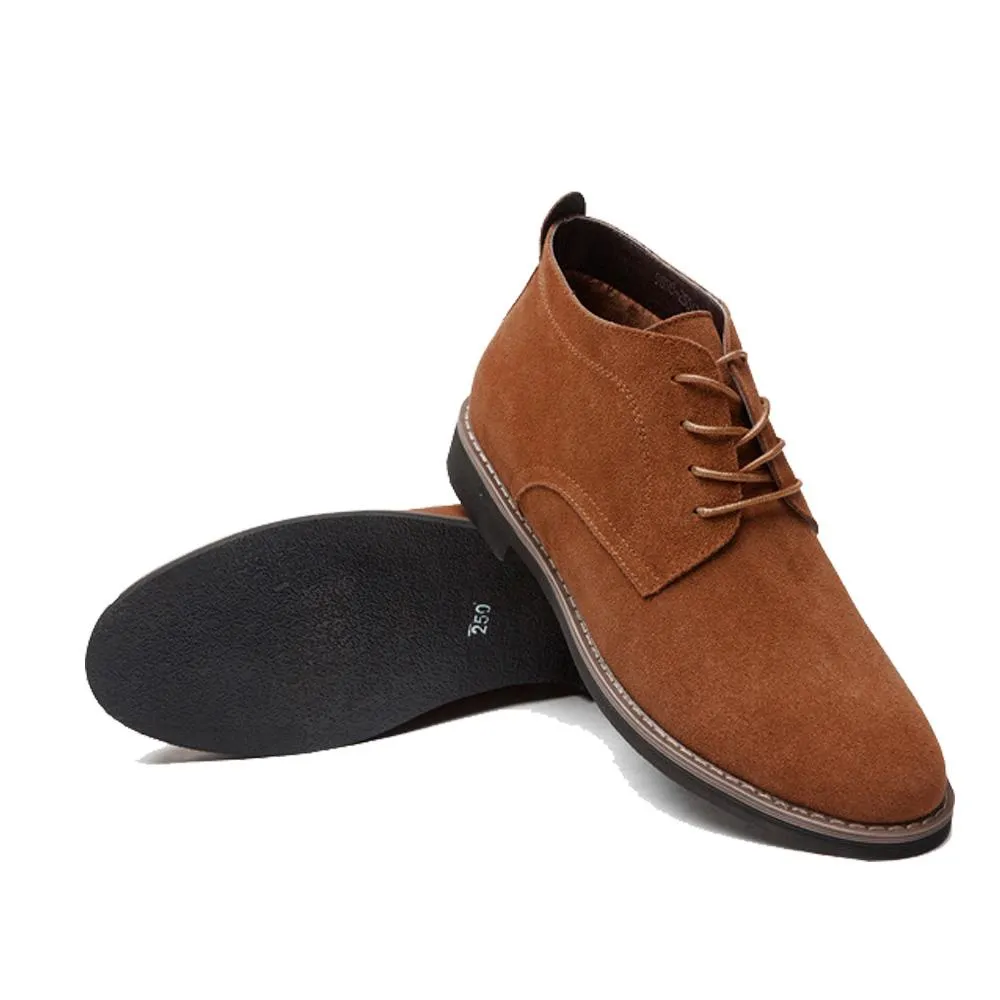 West Louis Solid Suede Leather Men Shoes