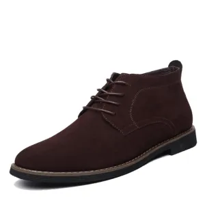 West Louis Solid Suede Leather Men Shoes