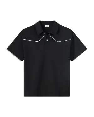 Western Polo - Black
