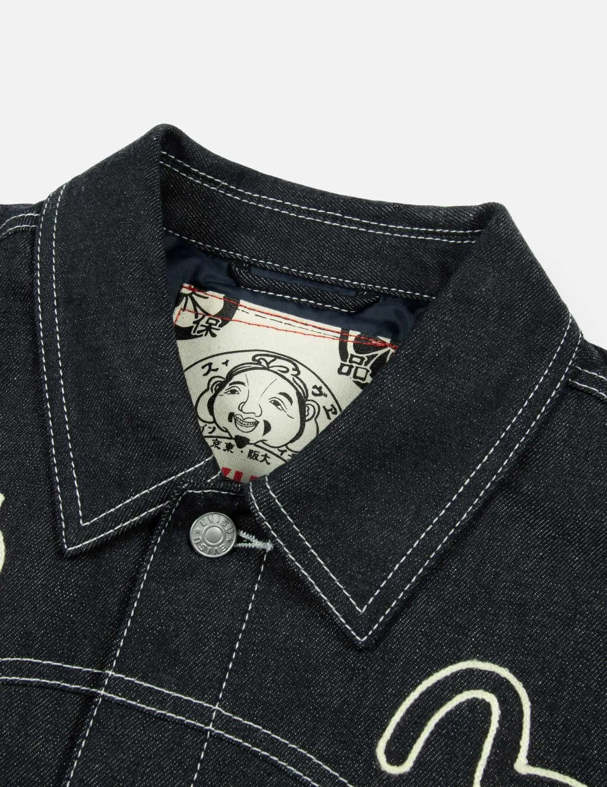 Western Style and Logo Embroidery Denim Jacket