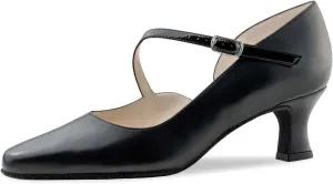 Women's Kitten Heel Mary Jane Pumps Adjustable Strap Closed Low Heel Round Toe Office Work Wedding Party Ballroom Shoes for Women
