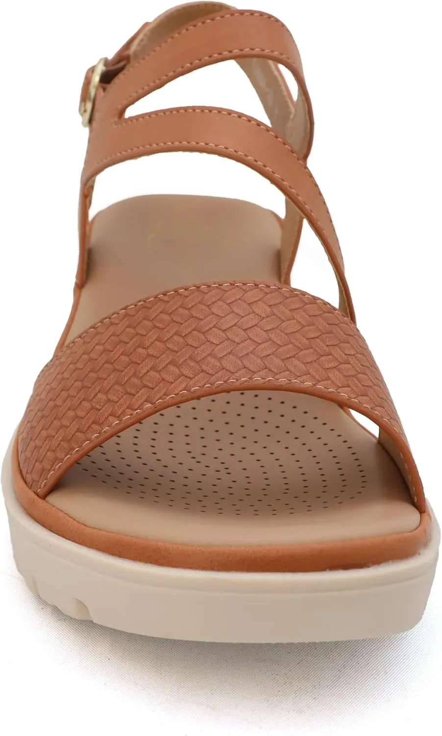 YOKI TUNSA-20 Womens Comfort Strappy Wedge Sandals with Arch Support, Platform Sandals Women, Women's Sandals Dressy Comfortable, Summer Sandals